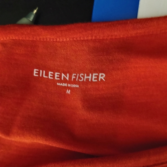 EILEEN FISHER Silk & Organic Cotton Midi Dress | Ethical Luxe Retails for $248 - Picture 4 of 5